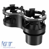 Double Cup Holder Suitable for Detachable Fixing Base Black Nickel 22525-image-6296738