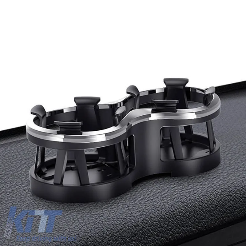 Double Cup Holder Suitable for Detachable Fixing Base Black Nickel 22525