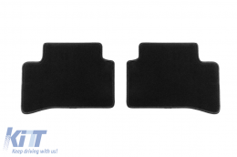 Double-layer carpet floor mats by Petex, Rex fabric suitable for Kia Sportage after 2022, without hybrid version, set of 4 pieces, black-image-6239506