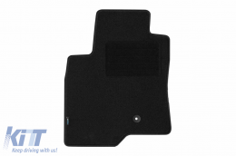 Double-layer carpet floor mats by Petex, Rex fabric suitable for Opel Antara 2006-2017, set of 4 pieces, black-image-6240904