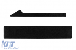 Double-layer carpet floor mats by Petex, Rex fabric suitable for Mercedes V class W447 long wheelbase, Vito Tourer Pro after 2014, 9 seats, passenger compartment with two sliding doors, without tables-image-6241092