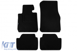 image-70-Double-layer carpet floor mats suitable for BMW 1 series F20, F21 2011-2019, 2 series F22 after 2014, set of 4 pieces, black