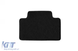 Double-layer carpet floor mats suitable for Jeep Grand Cherokee WK2 after 2010, made of Rex fabric, set of 4 pieces, black-image-6240144