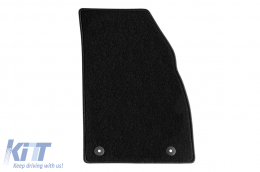 Double-layer carpet floor mats suitable for Opel Insignia sedan, estate 2013-2017, set of 4 pieces, black-image-6241104