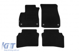image-64-Double-layer carpet floor mats suitable for Opel Insignia sedan, estate after 2017, set of 4 pieces, black