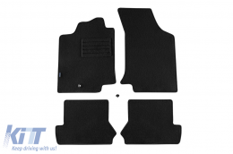 image-55-Double-layer carpet floor mats suitable for VW Golf III, Vento 1992-1997, set of 4 pieces, black