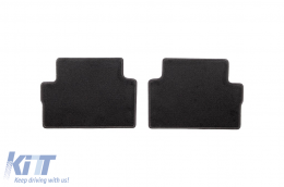 Double-layer carpet floor mats suitable for VW Sharan after 2010, 5-7 seats, set of 4 pieces, black-image-6241311