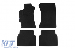 Double-layer carpet floor mats suitable for Subaru Impreza 2000-2007, Rex fabric, set of 4 pieces, black - ABFMS6021732