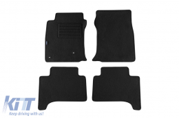 image-43-Double-layer carpet floor mats suitable for Toyota Land Cruiser 2003-2009, 5 doors, set of 4 pieces, black