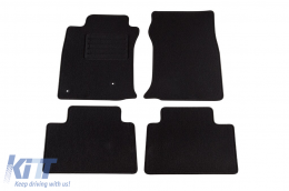 image-45-Double-layer carpet floor mats suitable for Toyota Land Cruiser 2003-2009, 3 doors, set of 4 pieces, black