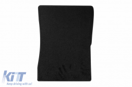 Double-layer carpet floor mats suitable for Mercedes G class W463 2000-2018 long wheelbase, set of 5 pieces, black-image-6240618