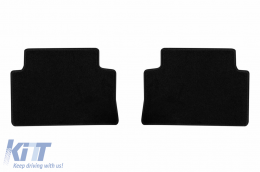 Double-layer carpet floor mats suitable for Peugeot 508, 508 SW 2011-2018, set of 4 pieces, black-image-6240677