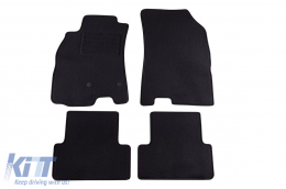 image-29-Double-layer carpet floor mats suitable for Renault Megane estate 2009-2016, made of Rex fabric, set of 4 pieces, black