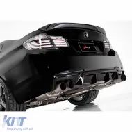 Double ribbed diffuser suitable for BMW F10 F11-image-6326114