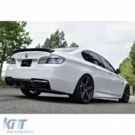 Double ribbed diffuser suitable for BMW F10 F11-image-6326117
