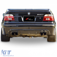 Double ribbed diffuser suitable for BMW E39