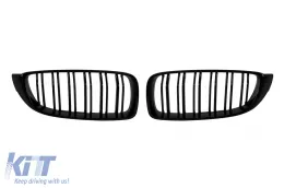 image-11-Double slat gloss black kidney grilles suitable for BMW 4 Series F32 Coupe, F33 Convertible, F36 Gran Coupe after 2013