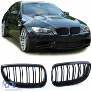 Double slat kidney grille Performance gloss black for 3 Series BMW E92 E93 2006-2010 - ODGB6013298
