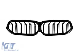 image-16-Double slat kidney grilles in black lacquer suitable for BMW 6 Series GT G32 after 2020