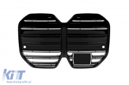 image-63-Double slat kidneys in black lacquer suitable for BMW i4 G26 after 2022