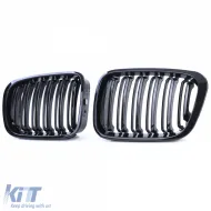 Double-slat Performance fényes fekete hűtőrács BMW 3-as E46 Sedan Touring 98-01-image-6202350