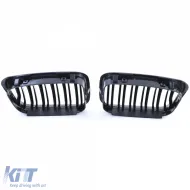 Double-slat Performance fényes fekete hűtőrács BMW 3-as E46 Sedan Touring 98-01-image-6202353