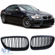 Double Slat Performance Kidney Grille Black for 3 Series BMW E92 E93 2005-2010 - ODGB6012549