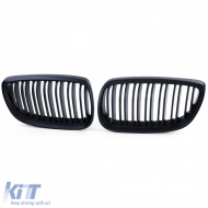 Double Slat Performance vese hűtőrács fekete BMW 3-as E92 E93 2005-2010-image-6192344