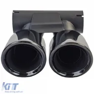 Double sortie d'échappement GTS noire adaptée pour Porsche 718 Cayman Boxster 982 2016-2020-image-6199873