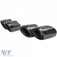 Double sortie d'échappement noire adaptée pour Porsche Panamera 971 243kW 330CV-image-6204121