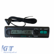 Double Thermometer Black 22050