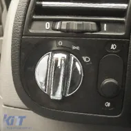Drehschalter für Belüftung und Heizung, verchromt, 2 Stück, geeignet für BMW 3er Serie E36-image-6210227