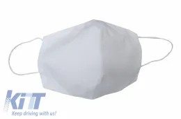 Dreieck Gesichtsmaske 96%Baumwolle 4%Elasthan Maske 2 Schichten Unisex Waschbar-image-6062107