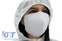 Dreieck Gesichtsmaske 96%Baumwolle 4%Elasthan Maske 2 Schichten Unisex Waschbar-image-6062109