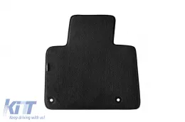 Dreilagige Textilfußmatten geeignet für Citroen C5 2008-2017, Set aus 4 Stück, schwarz-image-6242026
