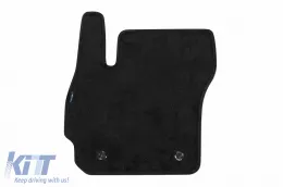 Dreilagige Textilfußmatten geeignet für Mazda 5 2010-2018, mit 5 oder 7 Sitzen, aus 3 Teilen, schwarz-image-6241726