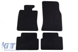 image-52-Dreilagige Textilfußmatten geeignet für Mini Clubman 2007-2015, Set aus 4 Stück, schwarz