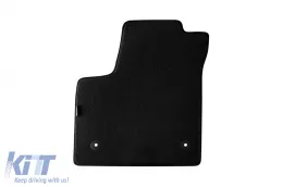 Dreilagige Textilfußmatten geeignet für Opel Meriva 2010-2017, Set aus 4 Stück, schwarz-image-6242401