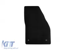 Dreilagige Textilfußmatten geeignet für Opel Meriva 2010-2017, Set aus 4 Stück, schwarz-image-6242402