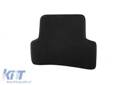 Dreilagige Textilfußmatten geeignet für Renault Captur 2013-2019, Set aus 4 Stück, schwarz-image-6242605