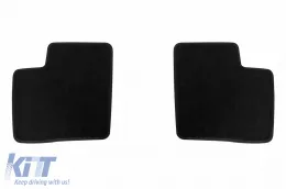 Dreilagige Textilfußmatten geeignet für Renault Twingo nach 2014, Set mit 4 Stück, schwarz-image-6242609