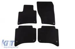 image-59-Dreilagige Textilfußmatten geeignet für VW Touareg, Porsche Cayenne 2010-2018, Set aus 4 Stück, schwarz