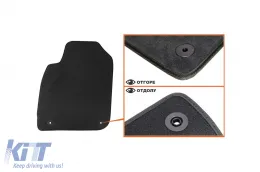 Dreischichtige Textilfußmatten aus Petex Style-Material geeignet für Audi A6 Limousine, Kombi 1998-2005, Set mit 4 Stück, schwarz-image-6241968