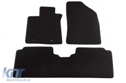 image-63-Dreischichtige Textilfußmatten aus Petex Style-Material geeignet für TOYOTA AVENSIS 2009-2011, aus 3 Teilen, schwarz