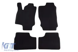 image-75-Dreischichtige Textilfußmatten geeignet für Opel Astra G 1998-2004, Coupe 2000-2001, Set mit 4 Stück, schwarz
