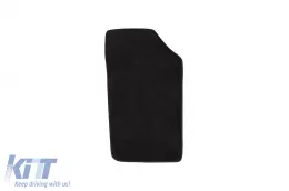 Dreischichtige Textilfußmatten geeignet für Peugeot 206 Plus 2009-2013, Set aus 4 Stück, schwarz-image-6242134