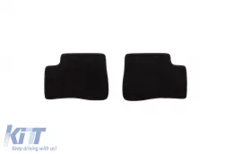Dreischichtige Textilfußmatten geeignet für Peugeot 206 Plus 2009-2013, Set aus 4 Stück, schwarz-image-6242135