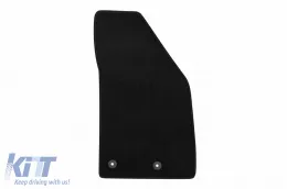 Dreischichtige Textilfußmatten geeignet für Fiat Tipo Kombi, Hatchback nach 2016, Set von 4 Stück, schwarz-image-6242314
