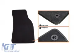 Dreischichtige Textilfußmatten Petex Style geeignet für Audi A6 Limousine, Kombi 2006-2011, Set mit 4 Stück, schwarz-image-6242655
