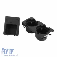 Drink & Coin Holder suitable for BMW 3 E46 98-05 Black-image-6304218